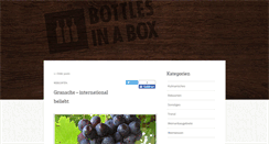 Desktop Screenshot of bottlesinabox.com
